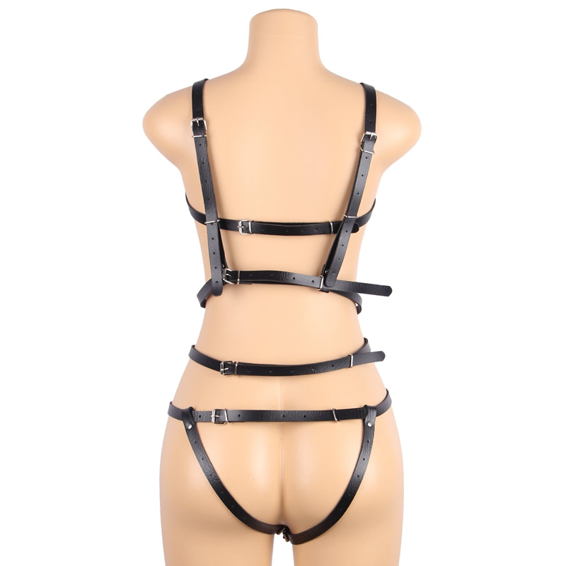 Nalgada Faux Leather Body Harness