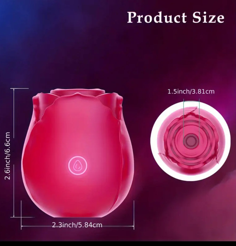 Pink Sensual Rose Massager