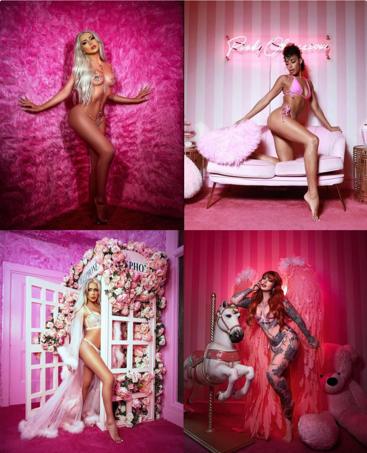 April 7th Pink Room Boudoir Photoshoot