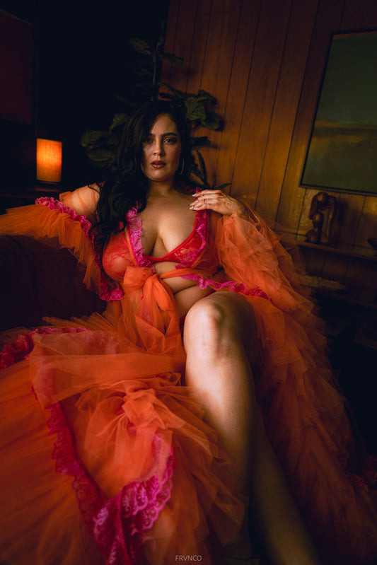 Reina Robe Orange Obsession