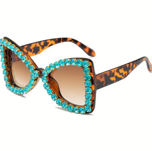 Turquoise Princess Sunglasses