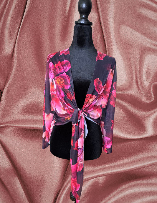 Lily Mesh Mariposa Wrap Top