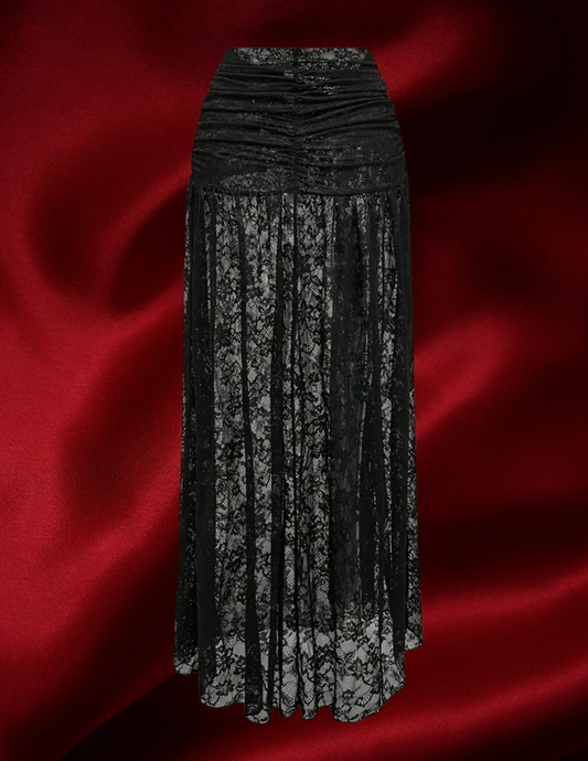 Celestial Sheer Lace Skirt