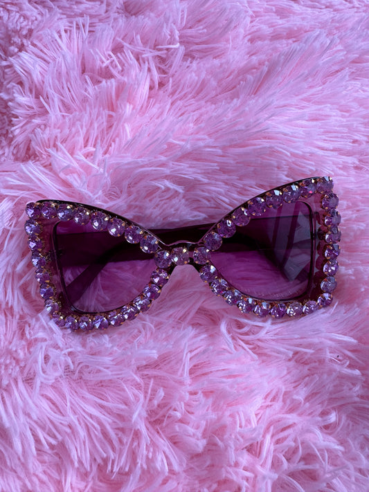 Purple princess sunglasses