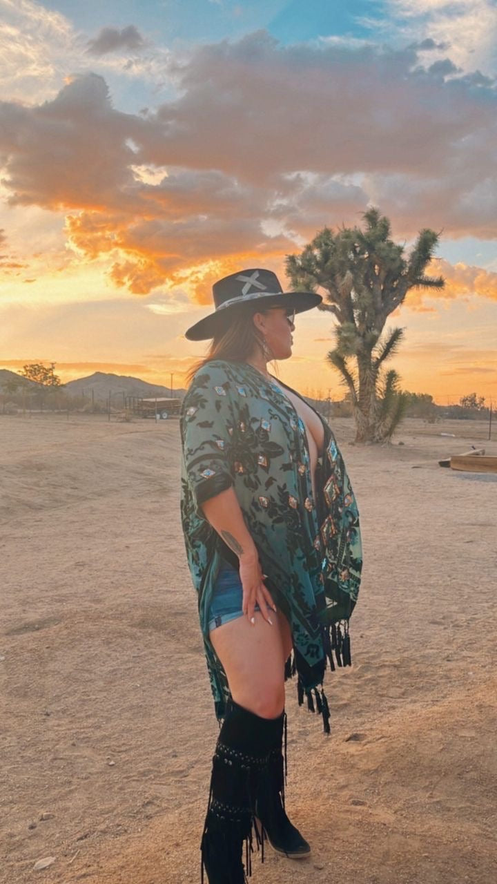 Bohemia Burnout Kimono