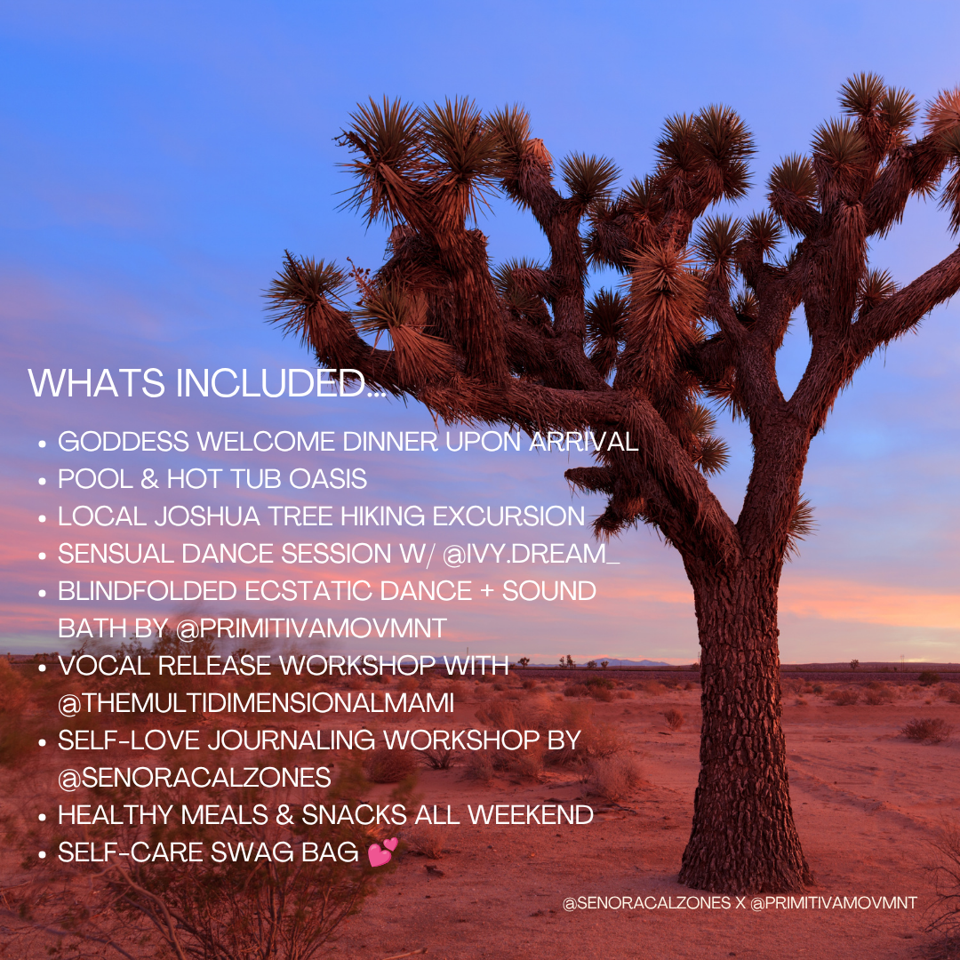 Sept 26-28th Desert Dreams Wellness Retreat Joshua Tree