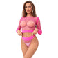 Pink Bebesota 2pc body stocking