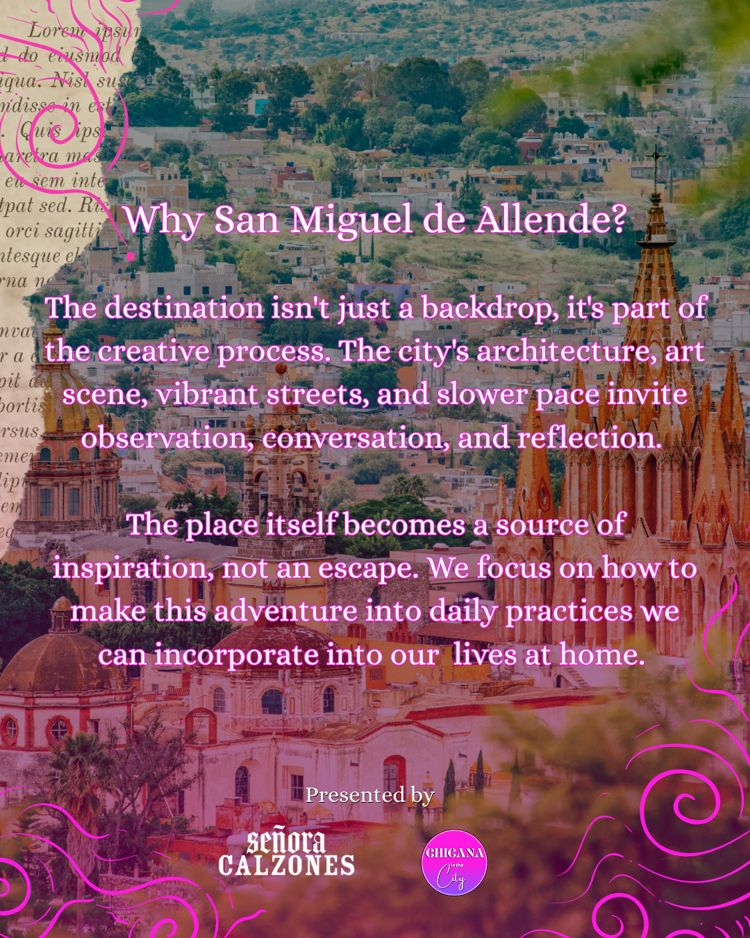 THE WRITTEN PATH Writers Retreat May 2027 San Miguel De Allende MX