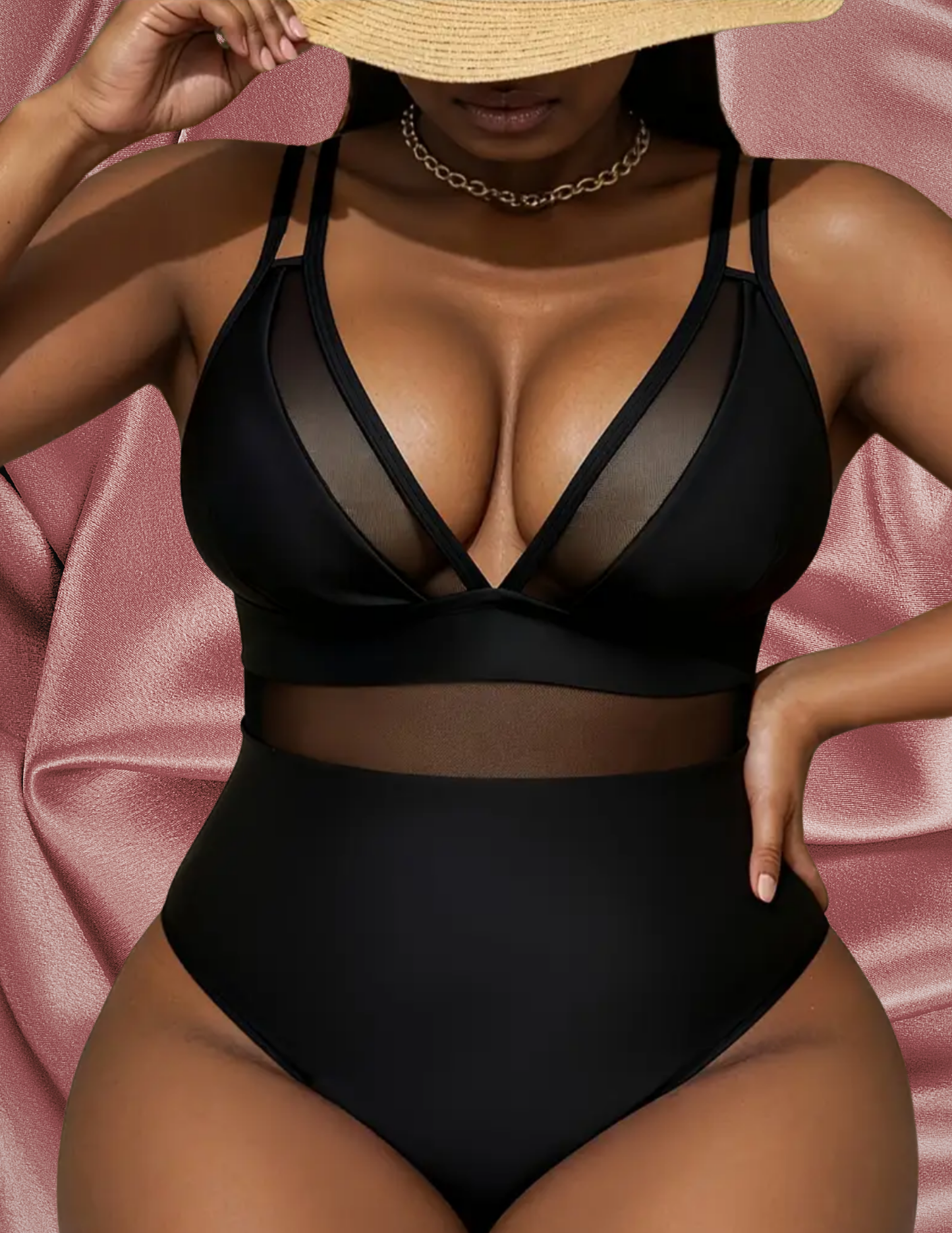 Chic Plus Size Swimsuit