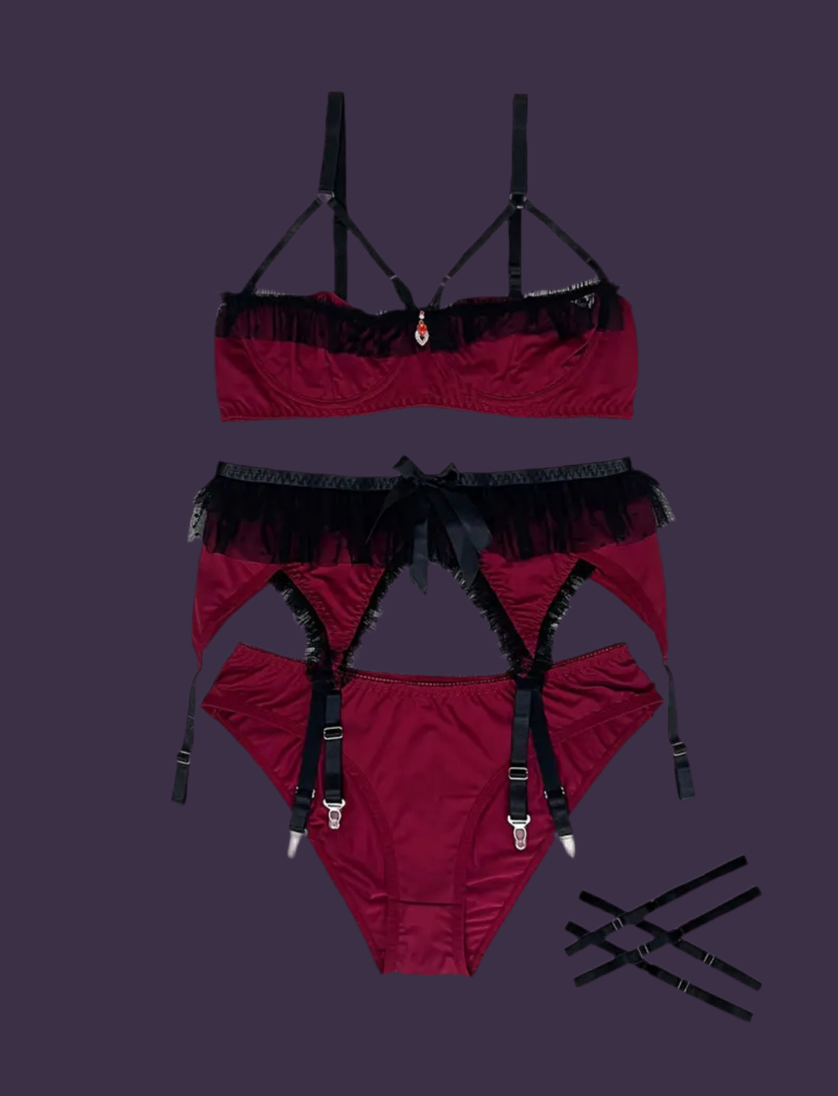 Blood Red Babe Set