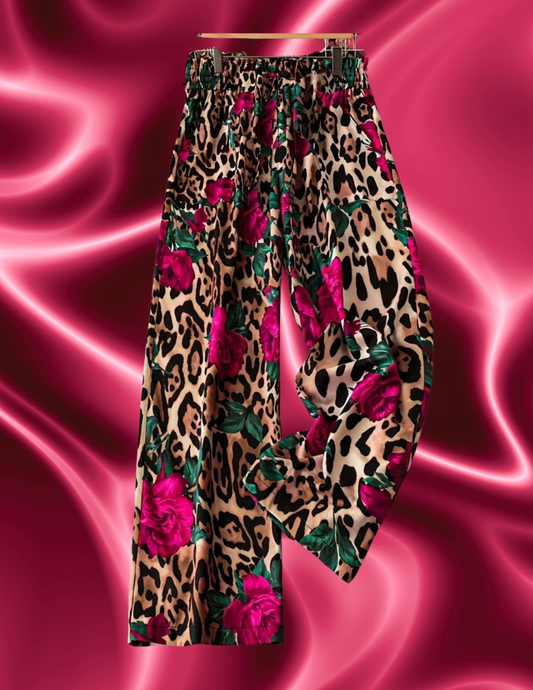 Dame Un Grrr Wide Leg Pijama Pant