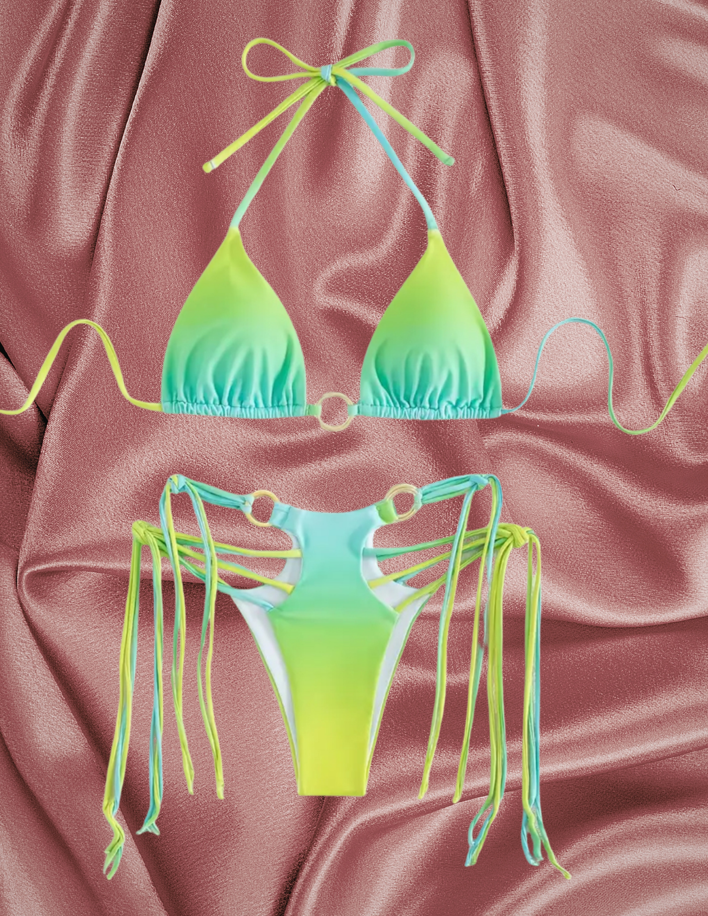 Lime Dream 2 pc Swim set