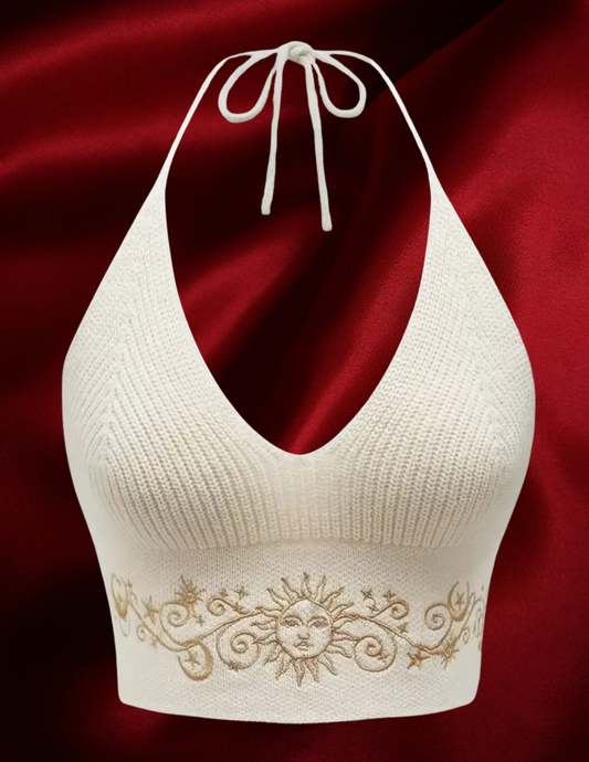 Brujita Knit Halter Bralette