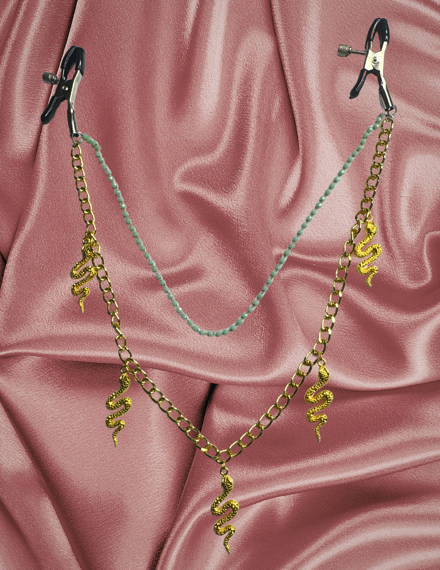 Cleo Chain Nipple Clamps