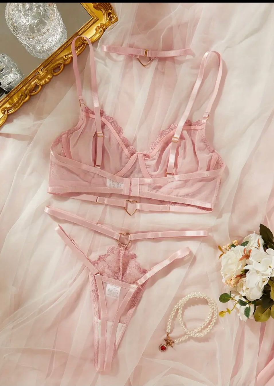 Pink Hearts 2pc set