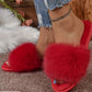 Fancy Fodonga Fluff Slippers