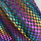 Rainbow Checkered Mariposa Wrap Top