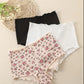 Cute Fodonga Cotton High Waisted Ribbed Briefs