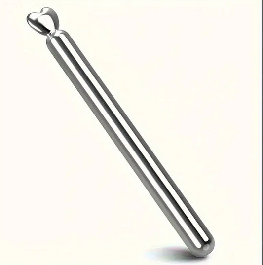 Silver Heart Slim Wand