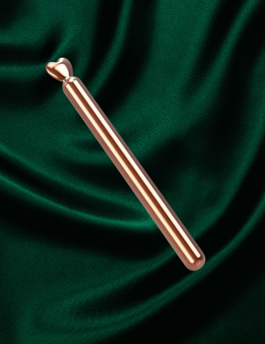 Gold Heart Slim Wand