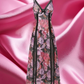 Dark Femme Sheer Slip Dress