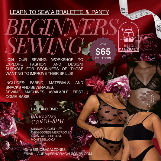 Beginners Sewing: Bralette and Panty