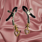 Heart Nipple Clamps Pink
