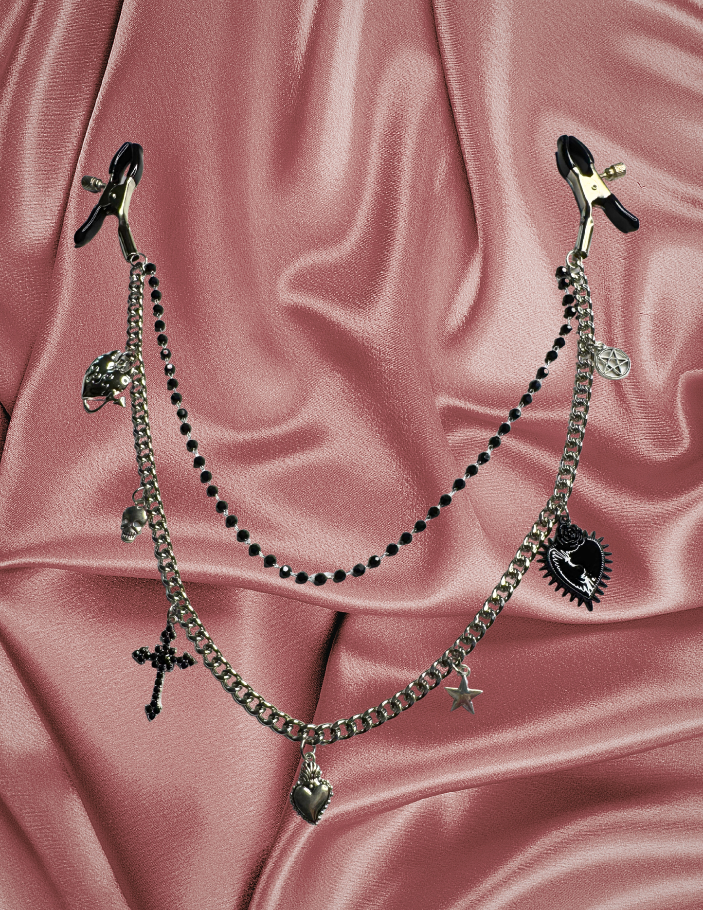 Dom Chain Nipple Clamps