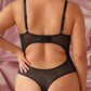 Purple Primavera Plus Size Bodysuit