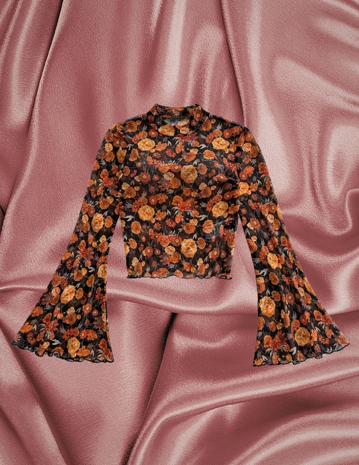 Cempasuchil Mesh Top Preorder