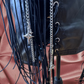 Baddie Faux Leather Fringe Skirt