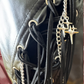 Baddie Faux Leather Fringe Skirt