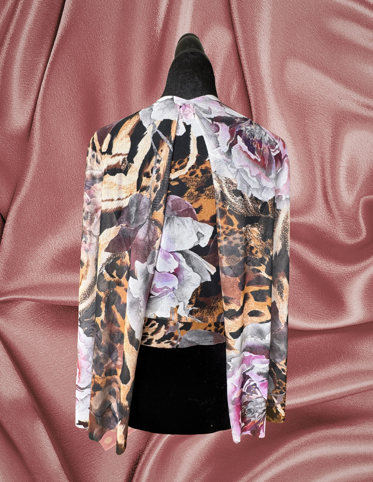 Tigress Mesh Mariposa Wrap Top