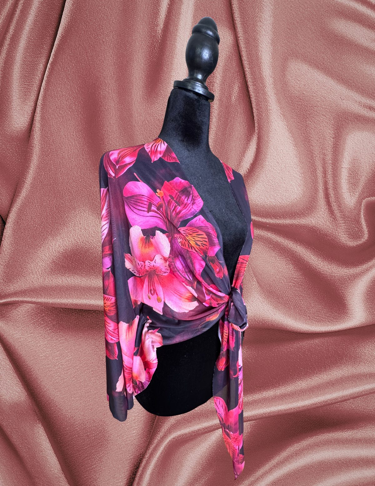 Lily Mesh Mariposa Wrap Top