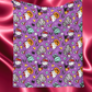 Spooky Hello Kitty Blanket Purple