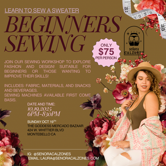 Oct Beginners Sewing: Sweater