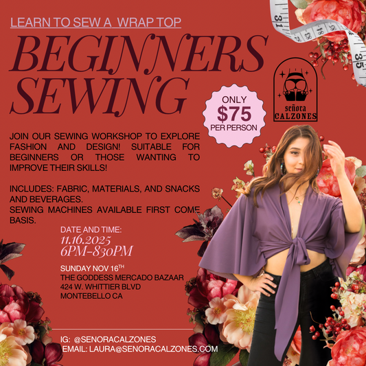 Nov Beginners Sewing: Wrap Top