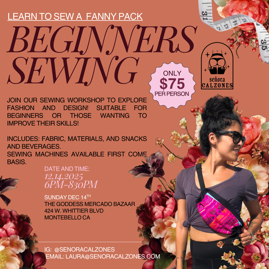 Dec Beginners Sewing: Fanny Pack