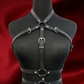 Maestra Faux Leather Chest Harness