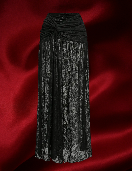 Celestial Sheer Lace Skirt