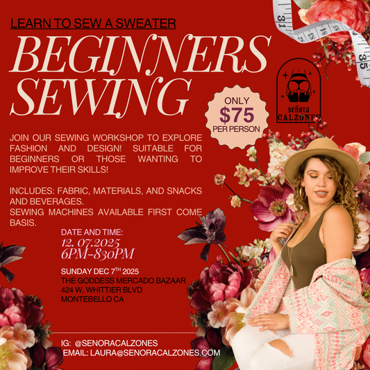 Dec Beginners Sewing: Sweater