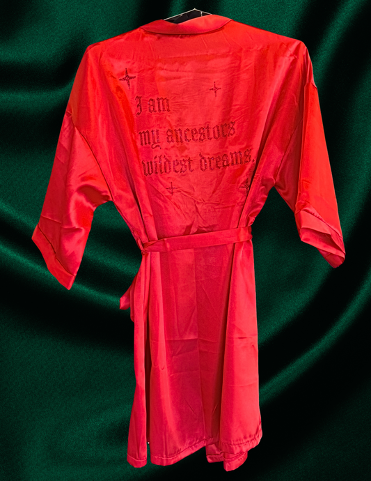 Ancestors Satin Robe