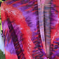 Tie Dye Mesh Mariposa Wrap Top