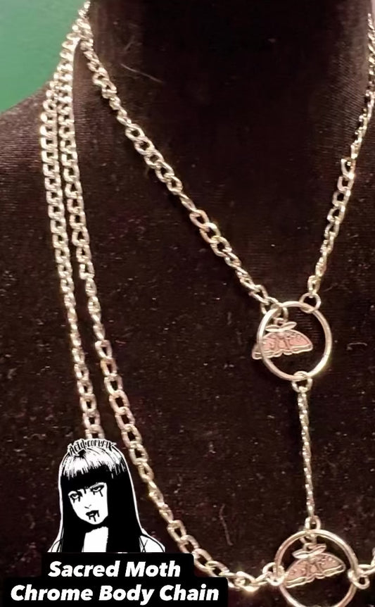 Sacred Moth Body Chain